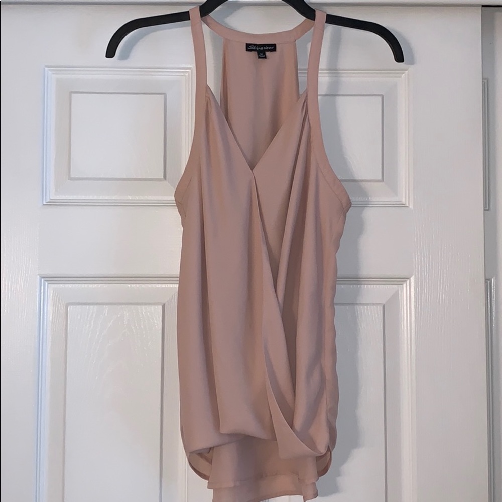 Light pink surplice tank!